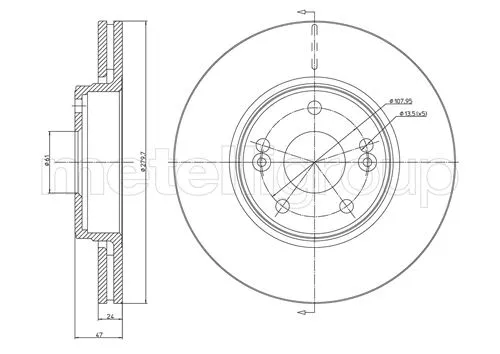 Brake Disc (DF814)