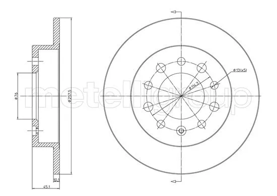 Brake Disc (DF135)