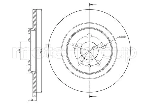 Brake Disc (DF1098)