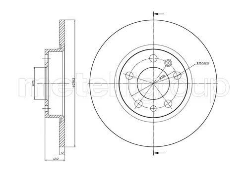 Brake Disc (DF1089)