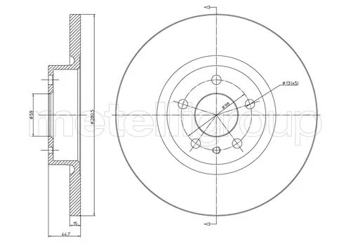 Brake Disc (DF654)