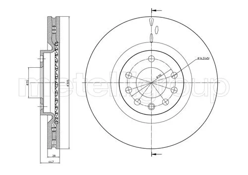 Brake Disc (DF1238)