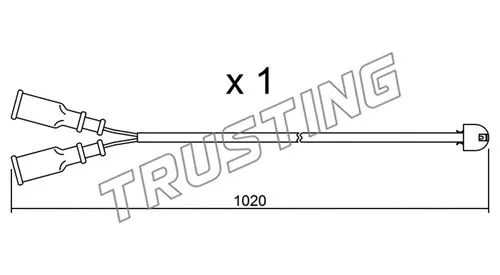 Warning Contact, brake pad wear (SU.089)