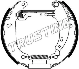 Brake Shoe Set (6162)