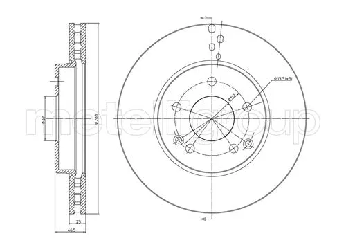 Brake Disc (DF827)