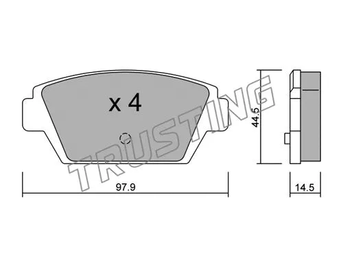 Brake Pad Set, disc brake (235.0)