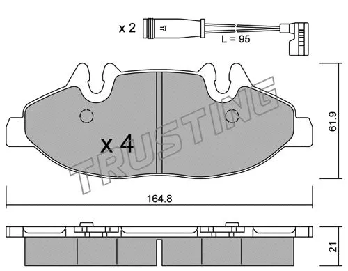 Brake Pad Set, disc brake (591.0W)