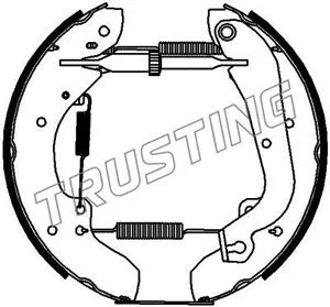 Brake Shoe Set (6199)