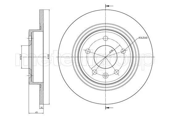 Brake Disc (DF1400)