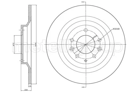 Brake Disc (DF1294)
