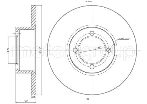 Brake Disc (DF024)
