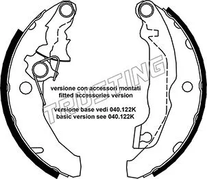 Brake Shoe Set (040.144Y)