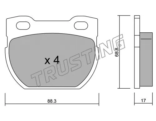Brake Pad Set, disc brake (363.1)