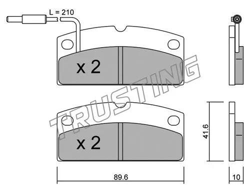 Brake Pad Set, disc brake (783.1)