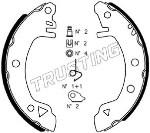 Brake Shoe Set (040.123K)