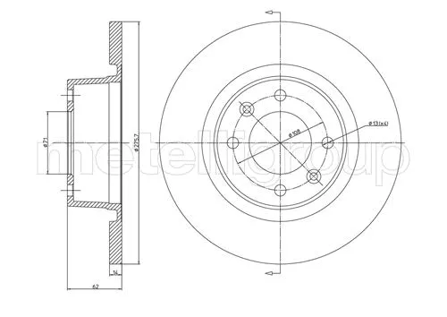 Brake Disc (DF699)