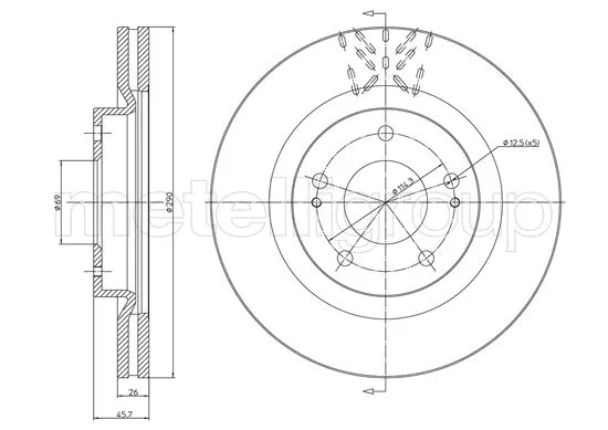 Brake Disc (DF1049)