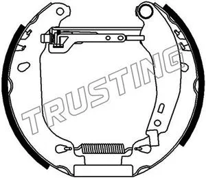 Brake Shoe Set (6058)