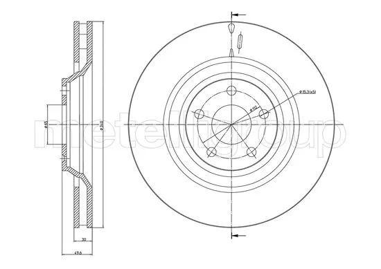 Brake Disc (DF1275)