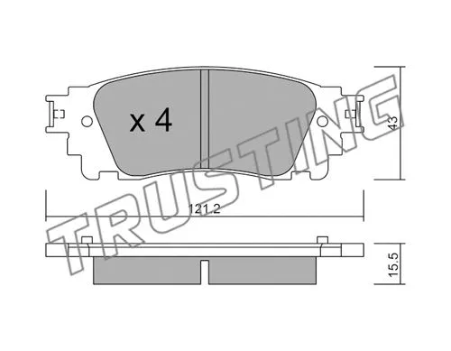 Brake Pad Set, disc brake (1065.0)