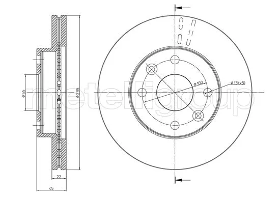 Brake Disc (DF1029)