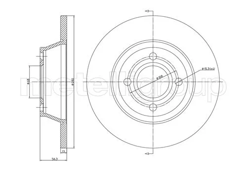 Brake Disc (DF136)