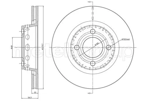 Brake Disc (DF492)