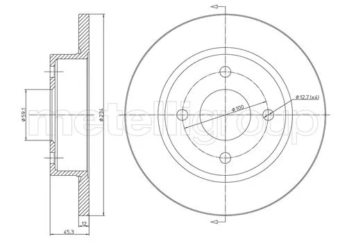 Brake Disc (DF138)