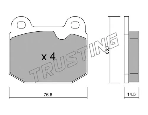 Brake Pad Set, disc brake (015.3)