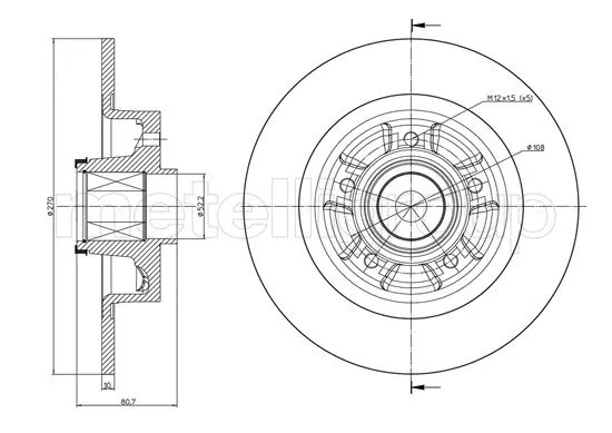 Brake Disc (DF1484A)