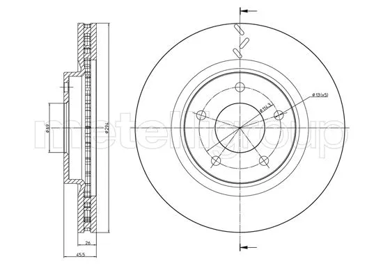 Brake Disc (DF1310)
