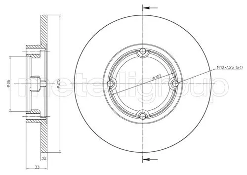 Brake Disc (DF117)