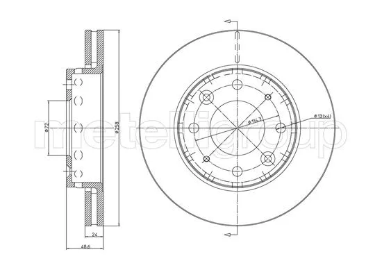 Brake Disc (DF799)