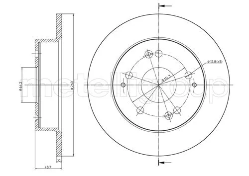 Brake Disc (DF1106)
