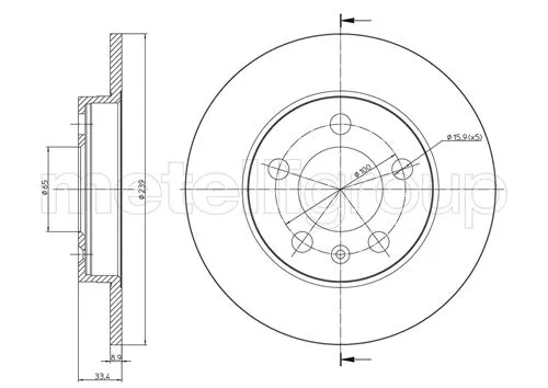 Brake Disc (DF751)