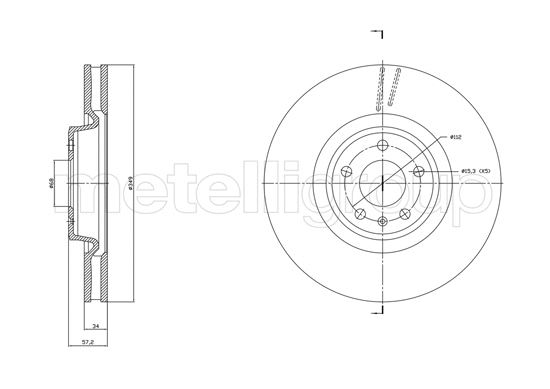 Brake Disc (DF1865)