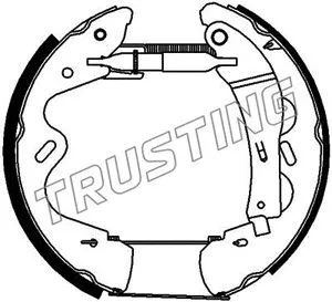 Brake Shoe Set (6306)