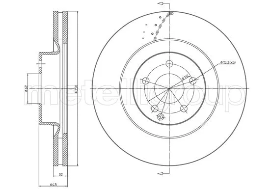 Brake Disc (DF1044)