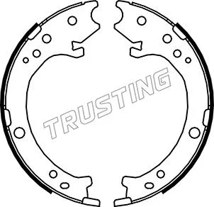 Brake Shoe Set, parking brake (044.025)