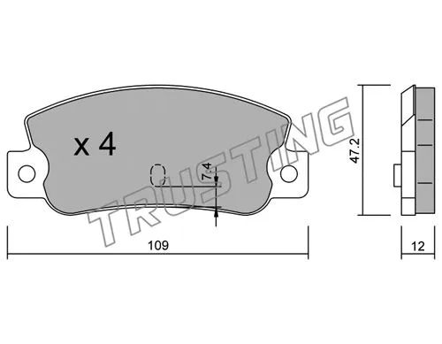 Brake Pad Set, disc brake (037.0)