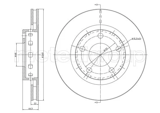 Brake Disc (DF068)