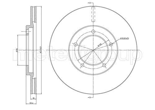 Brake Disc (DF935)