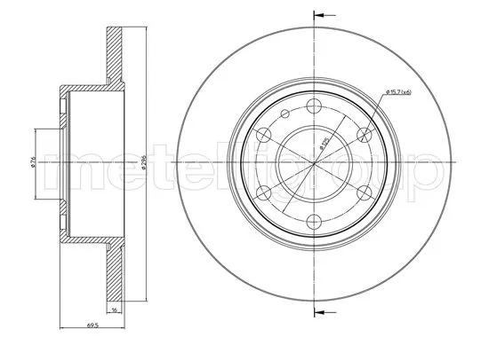Brake Disc (DF1406)