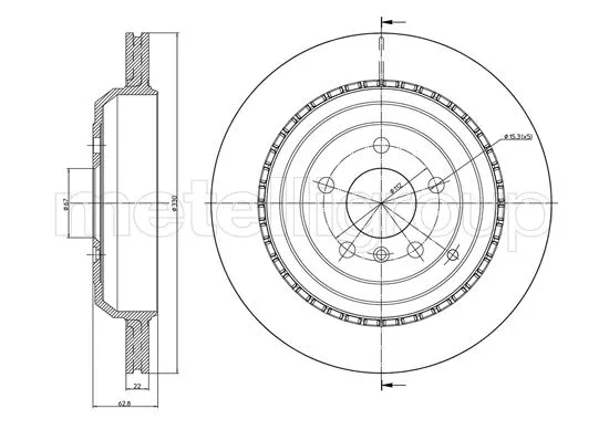 Brake Disc (DF1130)