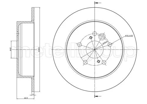 Brake Disc (DF1151)
