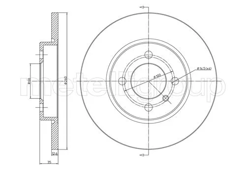 Brake Disc (DF022)