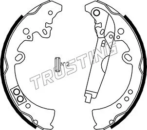 Brake Shoe Set (115.317)