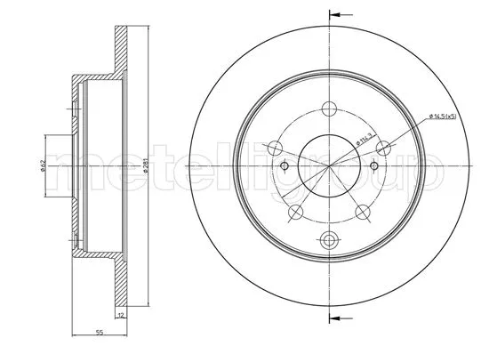 Brake Disc (DF1152)