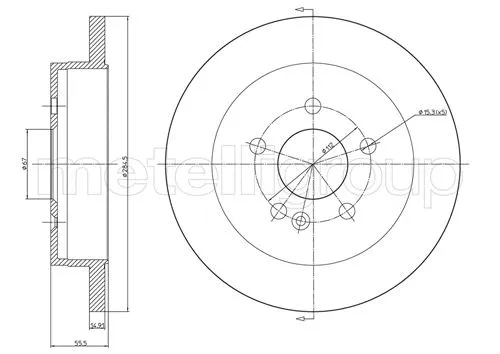 Brake Disc (DF217)