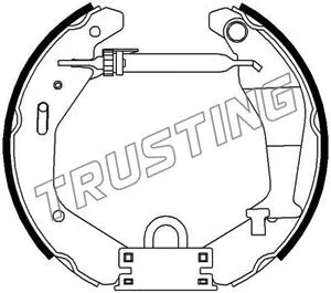 Brake Shoe Set (6318)